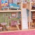 Import wholesale 34 furniture pieces luxurious girls wooden doll house toys new design kids wooden doll house toys W06A217 from China