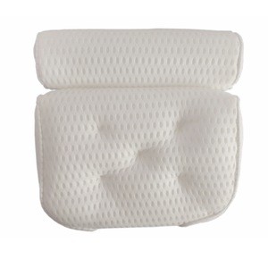 Wholesale 4D mesh washable luxurious bath pillow