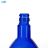 Wholesale 700ml clear gourd shape empty tequila whisky glass bottle in blue color with guala top