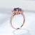 Import wholesale 925 sterling silver jewelry Alexandrite Rings Sterling Silver Rings Round Cut Color Changing Gemstone Rings June stone from China