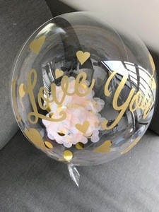 wholesale bobo balloons transparent pvc balloon for party decoration