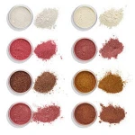 Wholesale cheap high pigment and long lasting 8 colors loose highlighter makeup private label highlight makeup powder