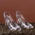 Wholesale Cinderella Glass Slipper Shoes Gift High Heel Crystal Shoes Figurine Craft For Wedding Souvenirs