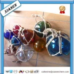 Wholesale color glass fishing net float / fishing float