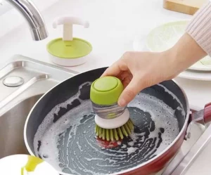 Wholesale Creative washing pot soap dispensing dish brush kitchen dish washer brush