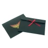 Wholesale Custom FSC A4 Paper Black Greetings Envelope,Wedding Invitation Card