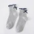 Import Wholesale Custom logo women Bow ties and socks new design fashion fungus lace decoration socks from China