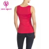 Wholesale custom plain red ladies gym sport workout fitness yoga crop women tank top