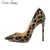 Import Wholesale Custom sexy high heel shoes patent leather leopard womens party shoes stiletto heels large size from China