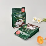 Wholesale customized keep fresh coffee beans air valve flat bottom zipper lock packaging bag