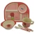 Import Wholesale cute animals pattern food grade kids plate bamboo fiber tableware from China