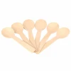 Wholesale disposable tableware ice cream wooden spoon 100mm