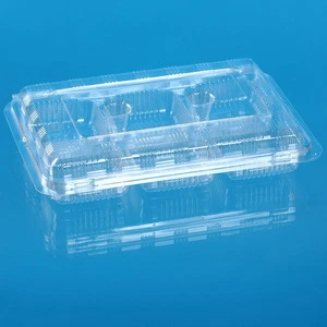 Wholesale disposable transparent plastic fruit packaging tray