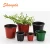 Import Wholesale Economical And Durable Various Size Double Color Plastic Flower Pot from China