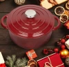 Wholesale Enameled Cast Iron Non-stick Cookware Pot Kitchen Casting Iron Pot Enamel Cooking Pot