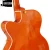 Import Wholesale Factory Direct Sale Flamed Maple Top Jazz Electric Guitars from China