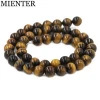 Wholesale Factory Supply 8mm Gemstone Beads Yellow Tiger Eye Natural Stone Loose Beads