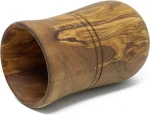 Wholesale handmade Beautiful Olive Wood Jar for Kitchen Utensils  Dried Flowers  cooking tool jar utensils holder latest design