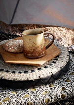 Wholesale Handwoven 100% Eco-friendly Round Ottoman Seagrass Cushion For Furniture Decoration