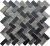 Import Wholesale herringbone marble mosaic tiles wall decorative brown glass stone mosaics from China