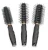 Import Wholesale high quality detangling brush hair padlle rubber cushion bristle nylon hair brush from China