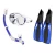 Import wholesale high quality diving mask,snorkel,diving fins 3-in-1 from China
