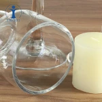 Wholesale High Quality Fashion China Factory Wedding Hotel Tableware Long-stemmed Glass Candle Holder