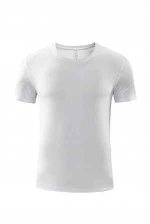 Wholesale High Quality Polyester t shirt Printing Casual Short-sleeved T-shirt Sports Wear Mens Shirts