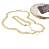 Wholesale HipHops 18k Gold Plated Jewelry CZ Coffee Beans Chain Jewelry Sets