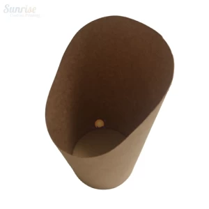 Wholesale Kraft Paper French Fry Chip Cup Snack Food Cup Holder