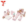 Wholesale Lovely Delicate Wooden Miniature Doll House Furniture Toy for Baby