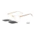 Import Wholesale Magnetic Clip-on Acetate Blue Light Blocking Optical Eyeglasses Eyewear Frame with Polarized Sunglasses Lenses from China