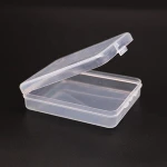 Wholesale makeup sponge packaging case square plastic cotton powder puff box