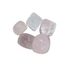 Wholesale natural semi precious gemstones rose quartz cube tumbled stones