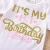 Import Wholesale New Birthday Dresses Baby Girl 1 Year Old Baby Birthday Outfit 3Piece For Girl from China