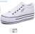 Import wholesale OEM vulcanized flat canvas women shoes from China