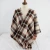 Import Wholesale Plaid Women Embroidered Thick Cashmere Feel Scarf Shawl from China