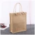Import wholesale plain jute beach bags logo print jute shopping bag hessian burlap tote jute bag from China