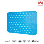 wholesale pvc bathroom anti slip shower mat drained holes