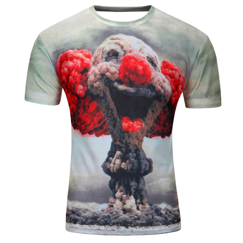 Wholesale Sublimated apparel Men&#39;s Custom Printed Cotton T Shirt