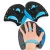 Import Wholesale Swimming Hand Paddles Fins Flippers Silicone Swimming Tool Webbed Training Diving Gloves from China