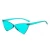 Import Wholesale Unique Design Street Snap Multicolor Triangular Bow-tied Cat Eye Ladies Sunglasses from China