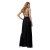 Import wholesale viscose black long fitted slip summer sexy ladies backless women party evening dresses from China