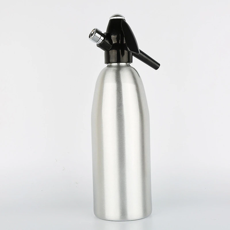 Wholesales price fashion design 1000ml aluminum soda siphon bottle