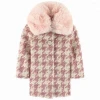 Winter Bow Tie Design For Kids Coat Baby Girl Fake Fur Coat