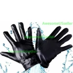 Winter cotton knitted touch screen gloves