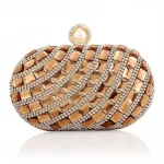 Women fashion wedding bags almonds clutch bags wholesale evening bag and clutches