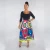 Import Women skirt big-name digital print skirt large size elastic pleated skirt from China