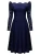 Import Womens Vintage Boat Neck Cocktail Swing Dress from China