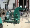 Wood Slicing Machine in Forest Using